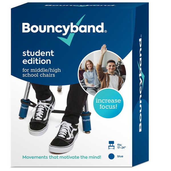 Bouncybands Bouncybands® for Middle/High School Chairs, Blue CMBU